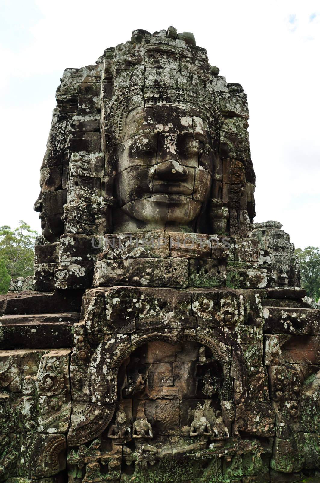 Bayon Temple at Angkor Siem Reap Cambodia