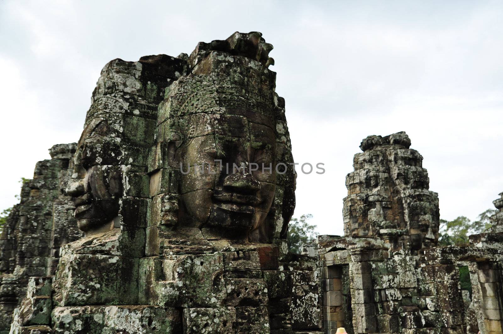 Bayon Temple at Angkor Siem Reap Cambodia
