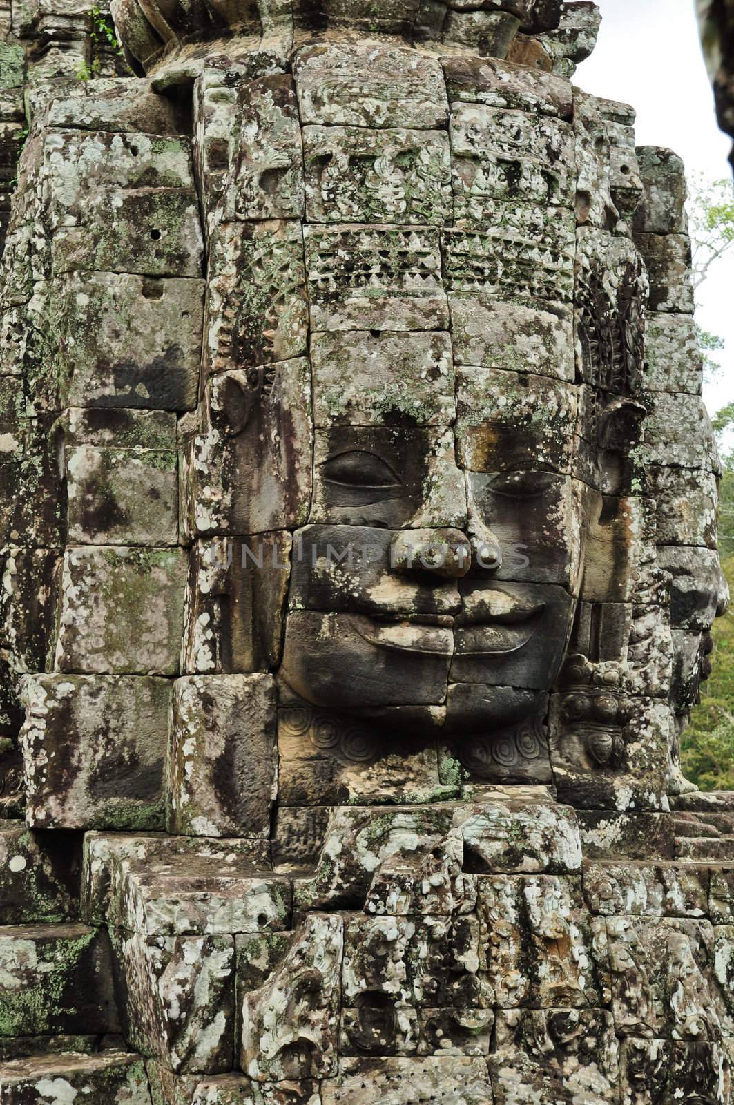 Bayon Temple at Angkor Siem Reap Cambodia