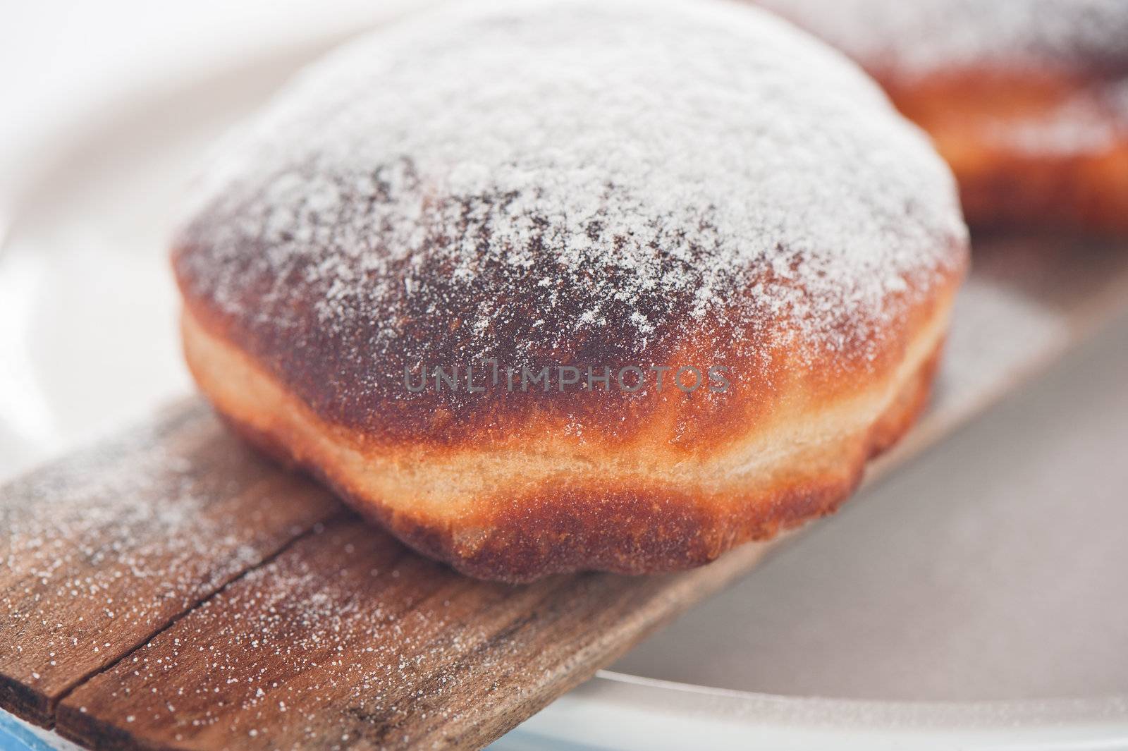 Fresh and delicious berliner cake