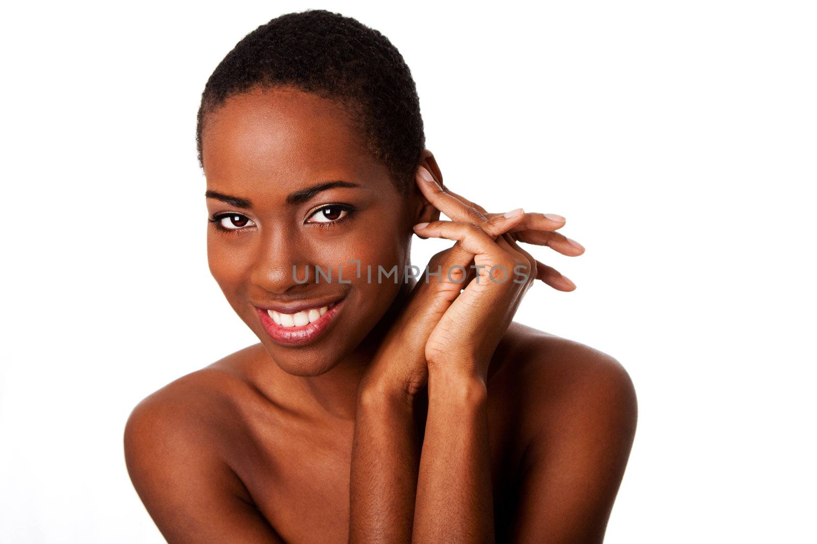 Beautiful happy smiling inspiring African woman by phakimata
