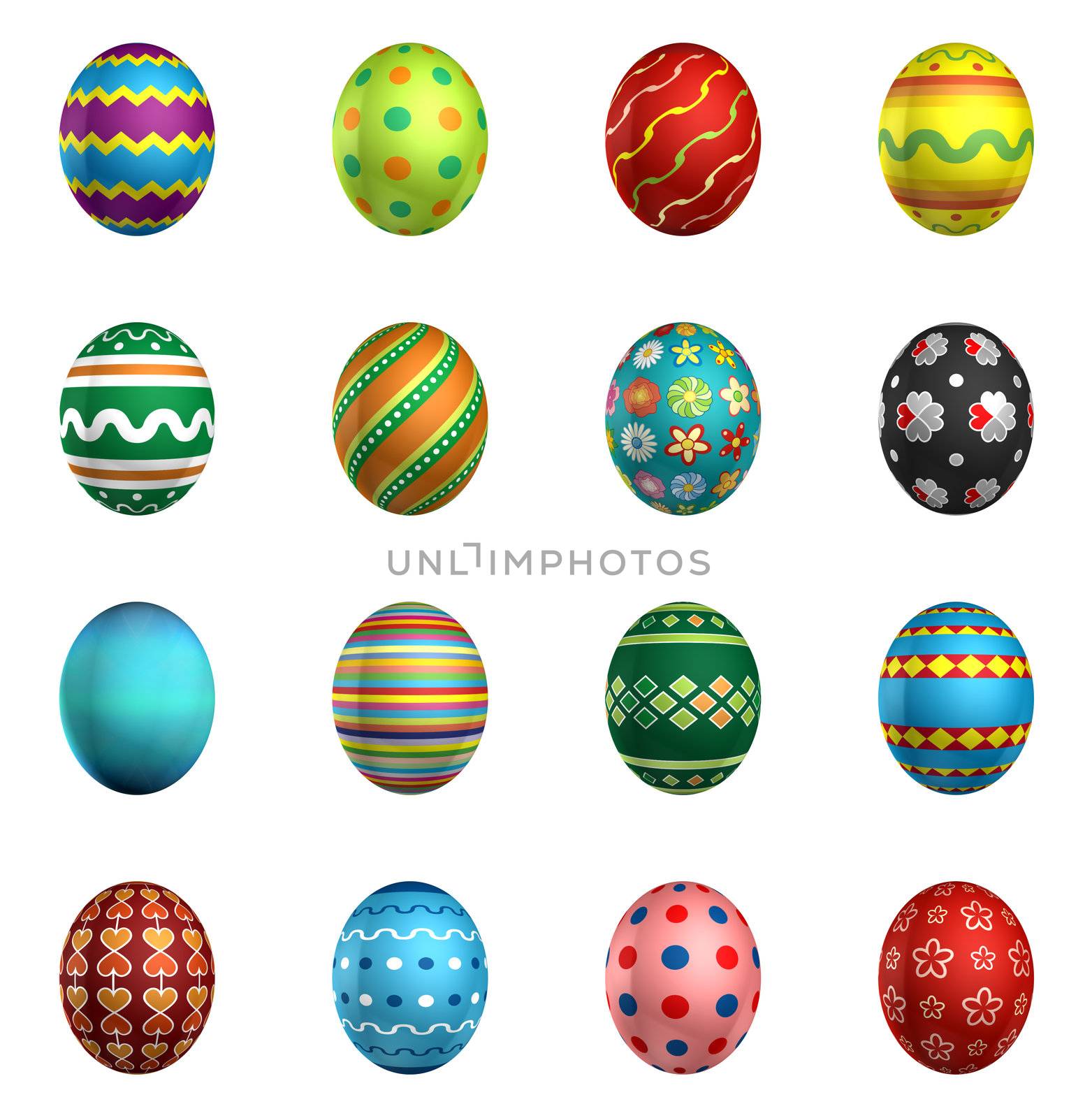 Easter eggs, big pack collection