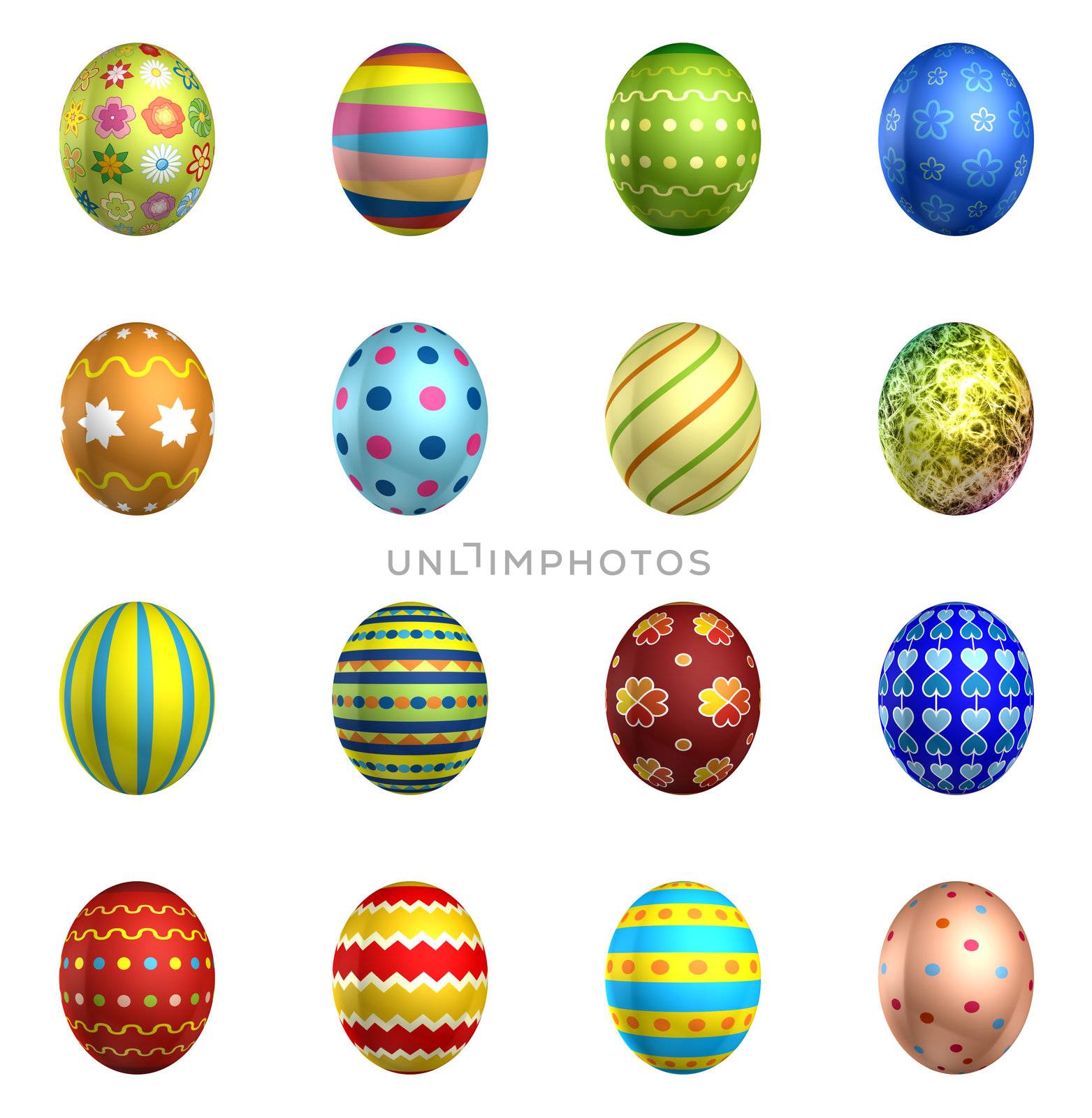 Easter eggs, big pack collection
