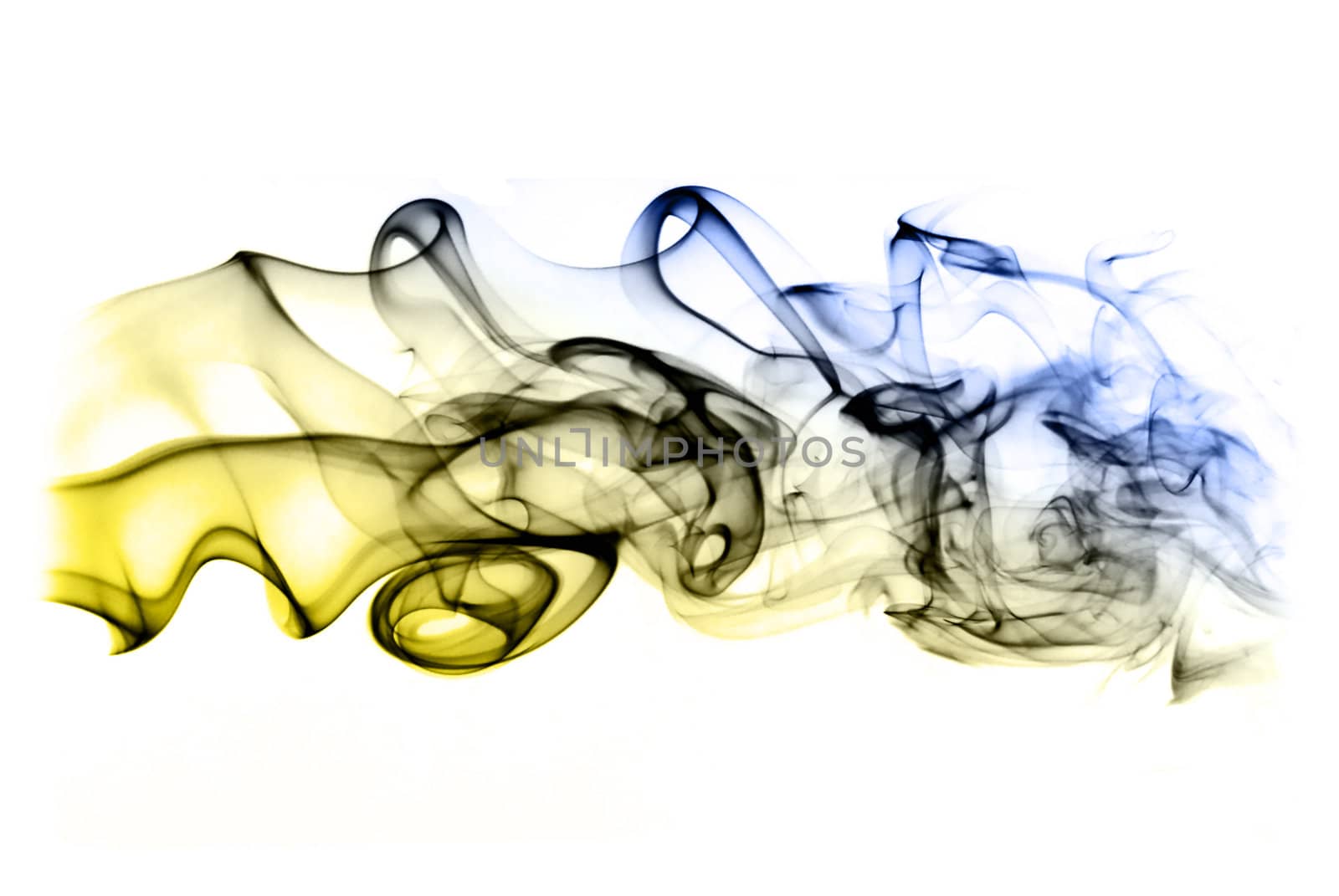 Abstract isolated and colored smoke background - creativity conc by mozzyb