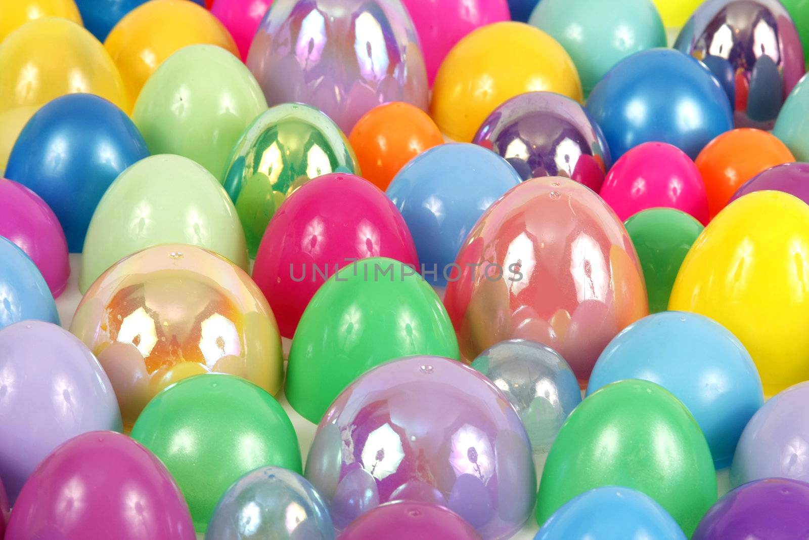 Many colorful easter eggs fill the screen.