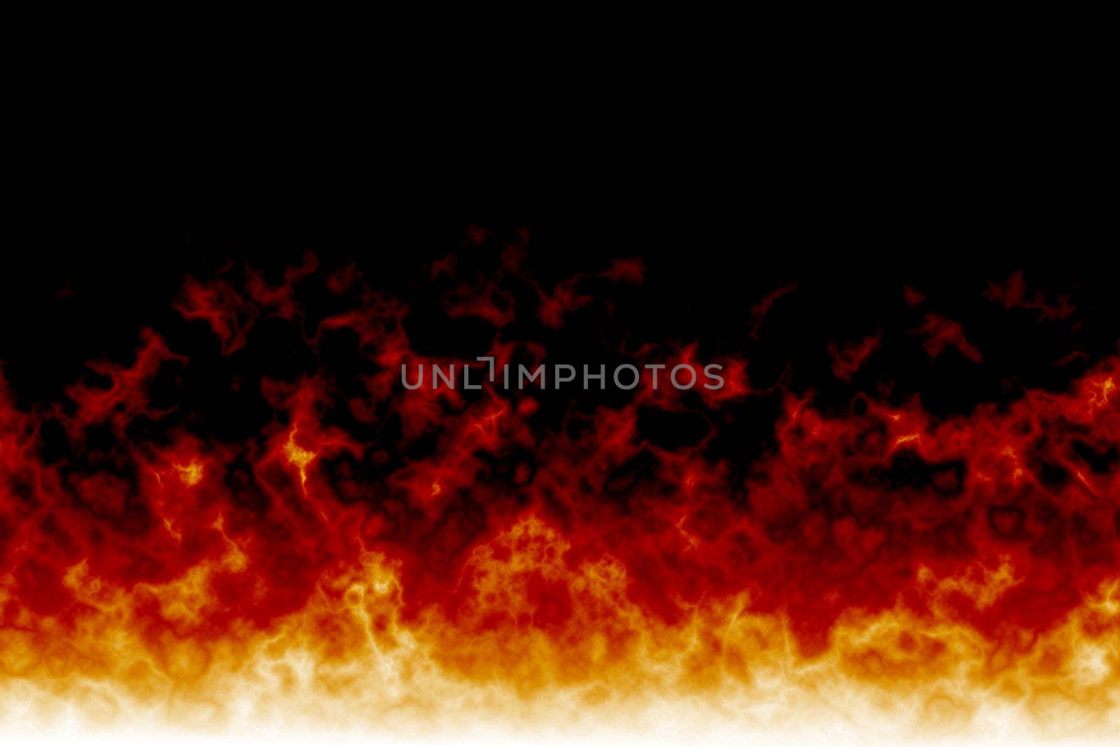 Fire backgound with black space