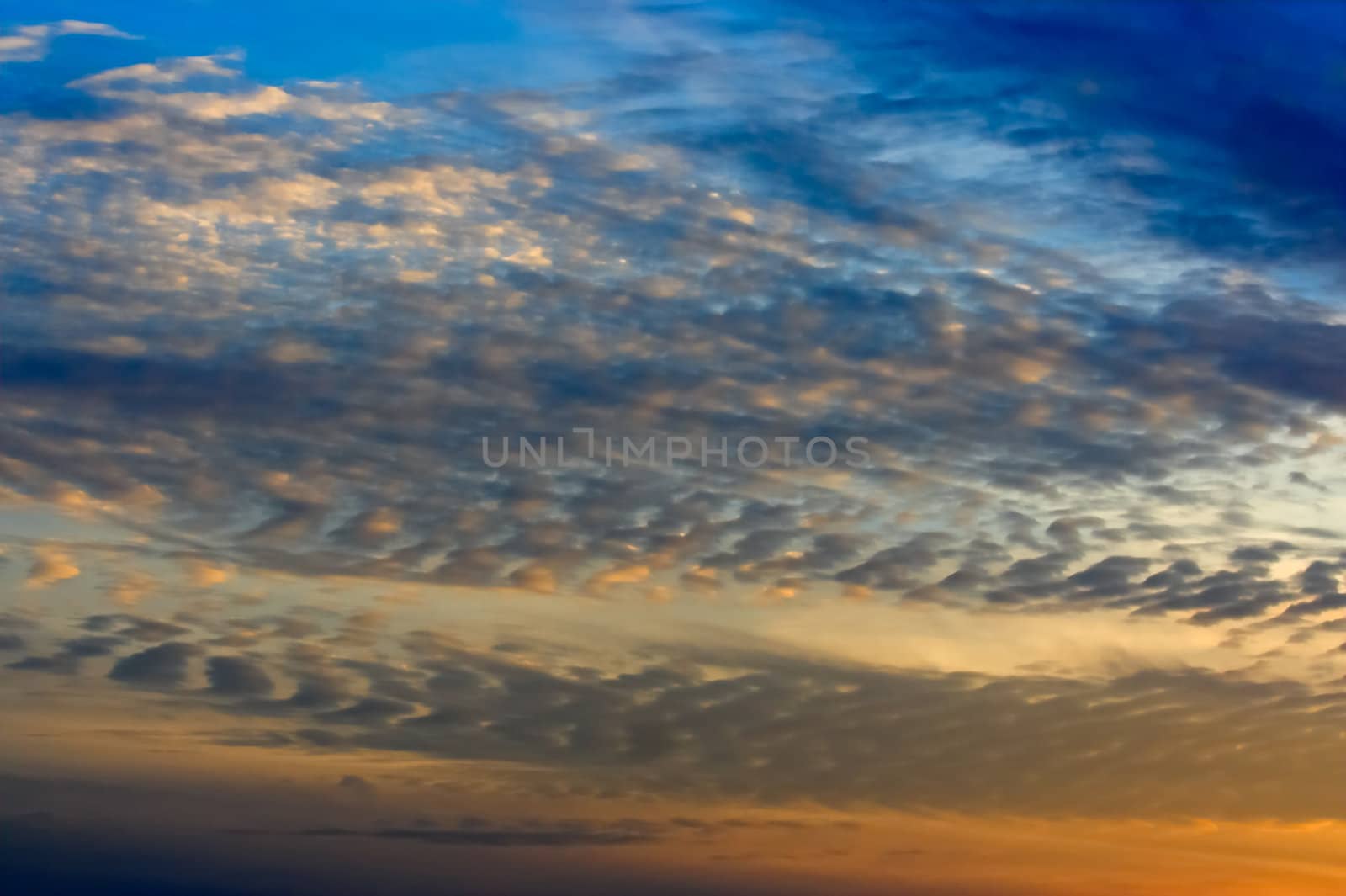 Sky and Altocumulus Clouds by sbonk
