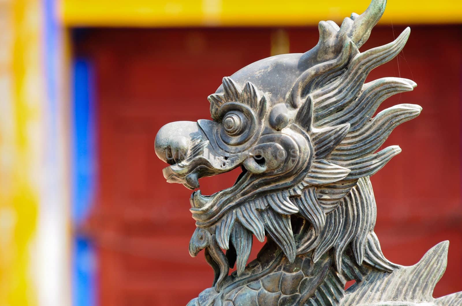 Stone lion, vietnam