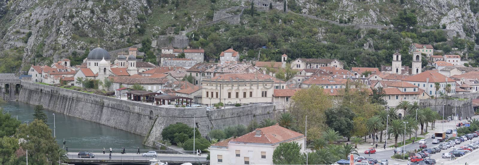 Orthodox church within the city walls. The Old City of Kotor is a well preserved urbanisation typical of the Middle Ages, built between the 12th and 14th century.
