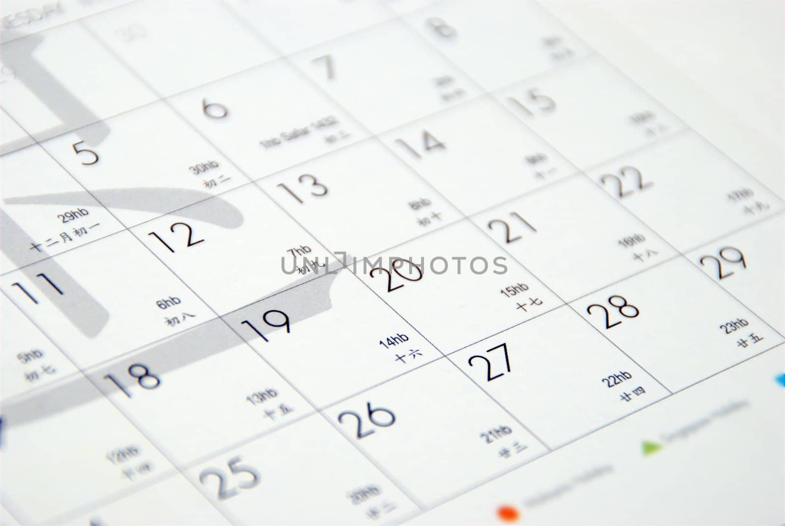 This is a image of table calendar.