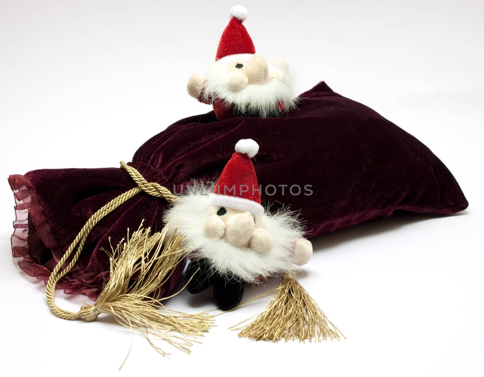 anta Claus toy and fancy luxury gift bag by Arsen
