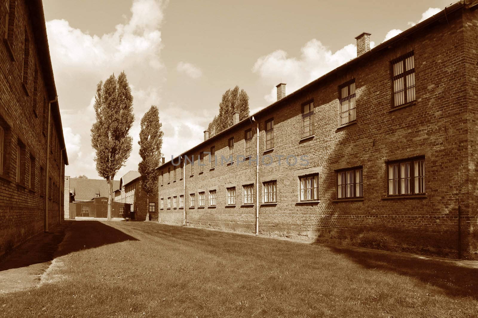 Auschwitz Birkenau concentration camp. by FER737NG