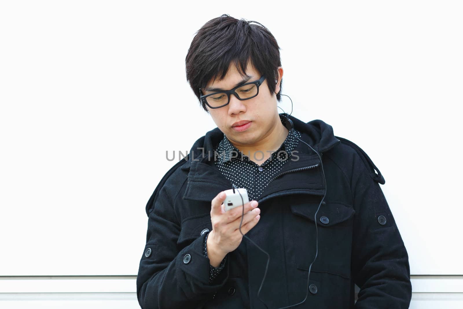 Man Enjoying Music