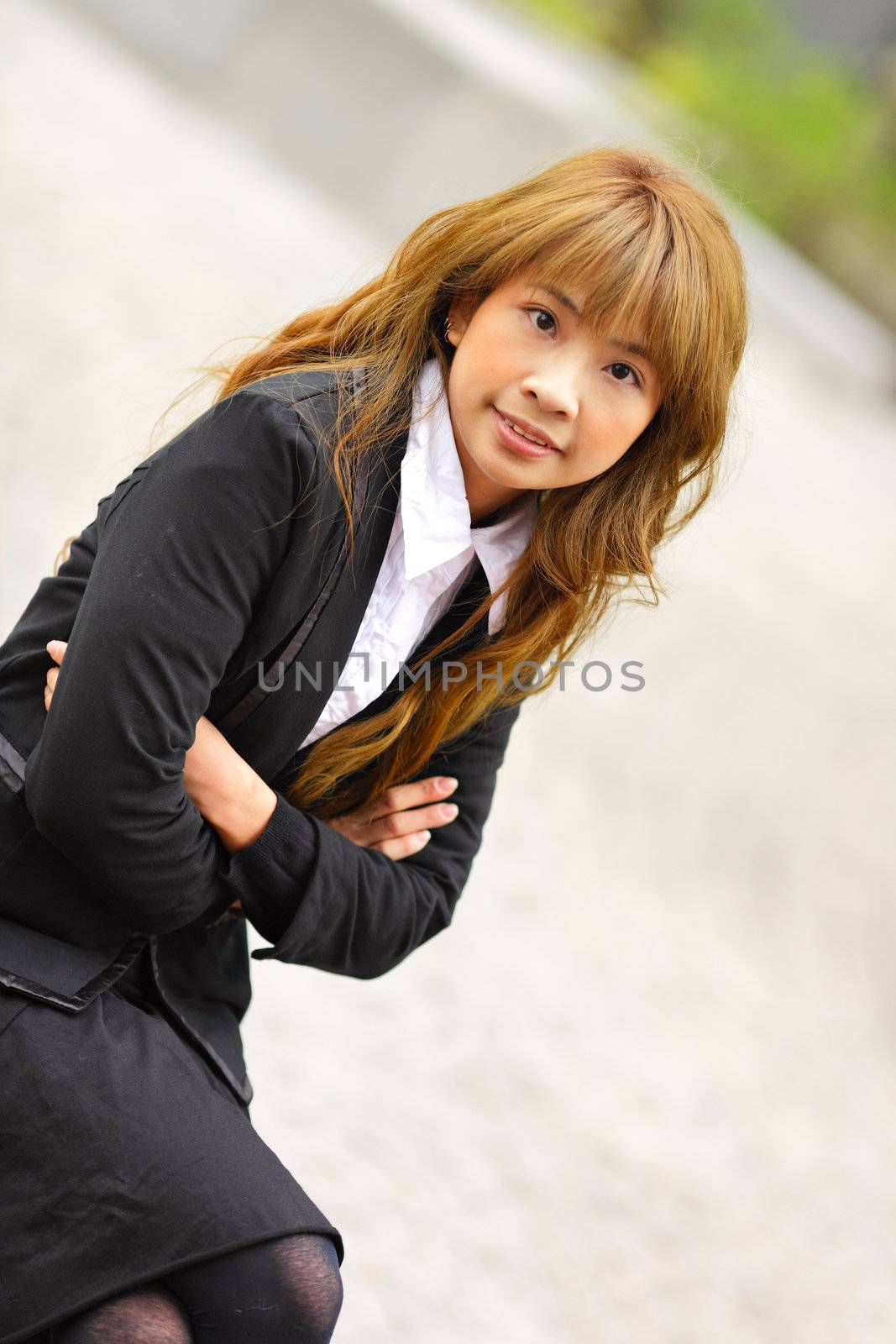 portrait of young asian woman