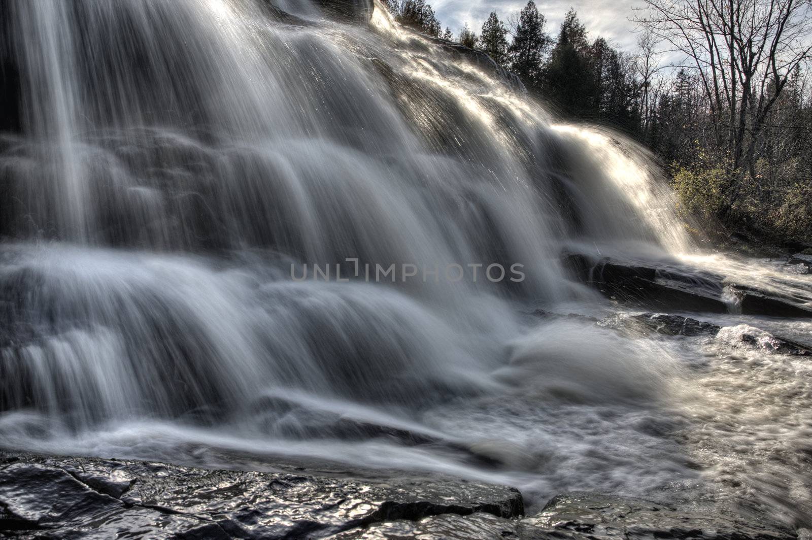 Northern Michigan UP Waterfalls Bond Falls by pictureguy