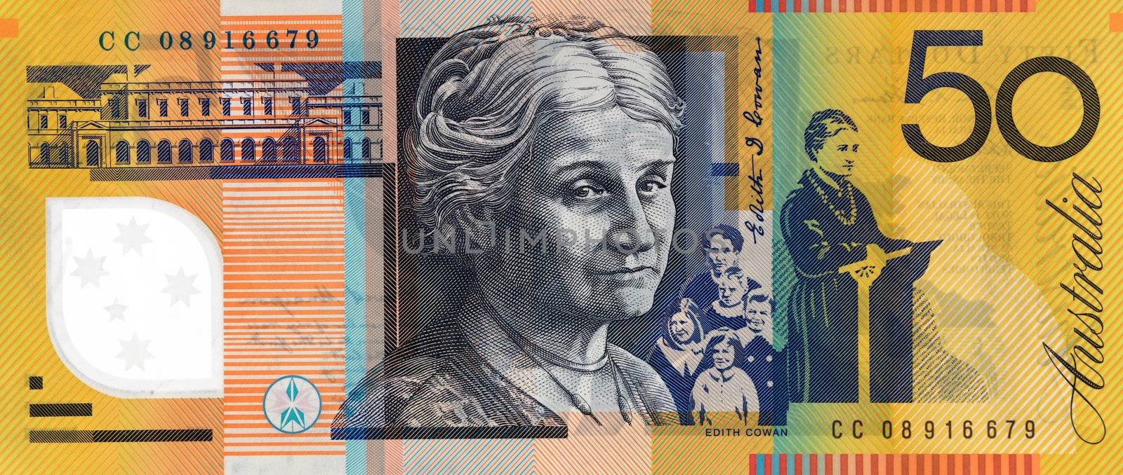 Australian Fifty Dollar Note by Kitch