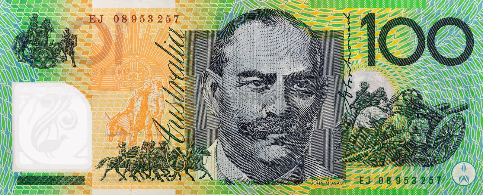 Australian One Hundred Dollar Note by Kitch