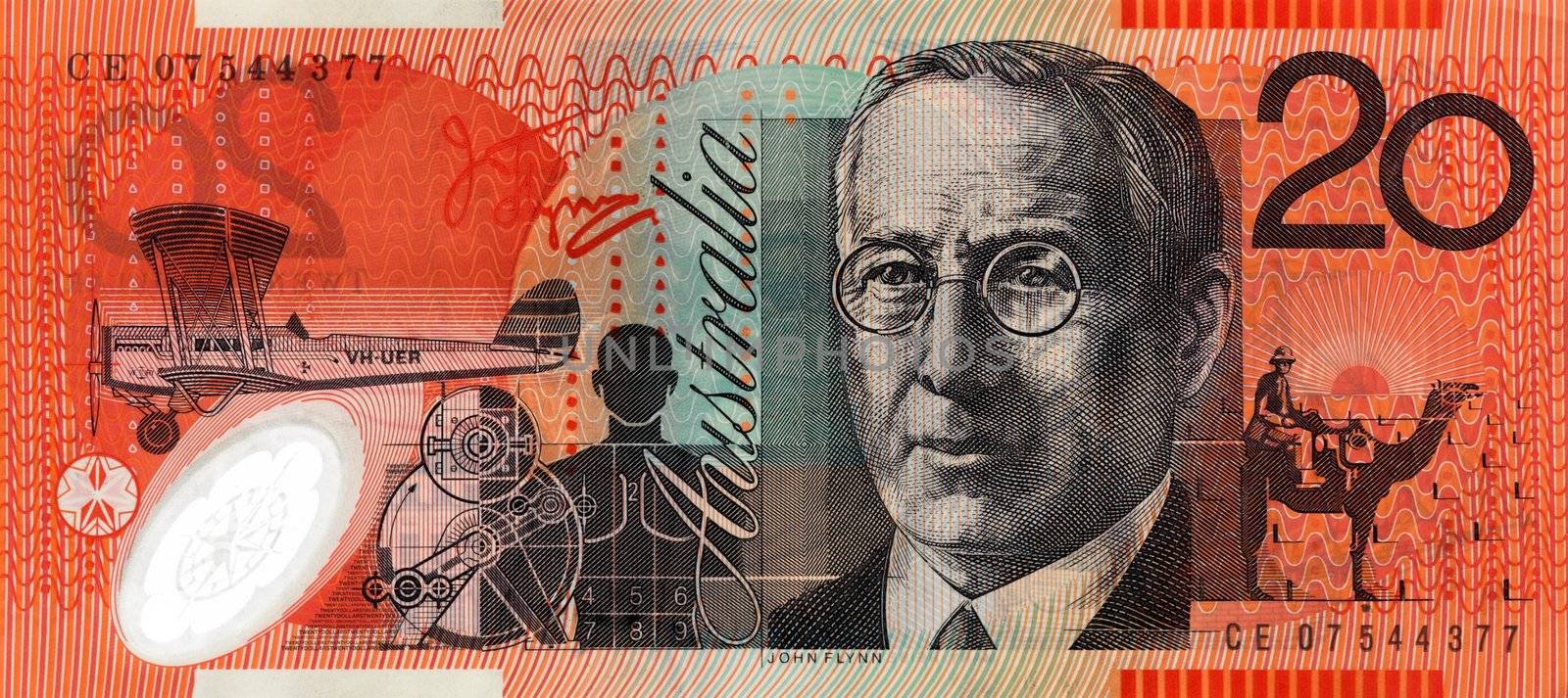 Australian Twenty Dollar Note by Kitch