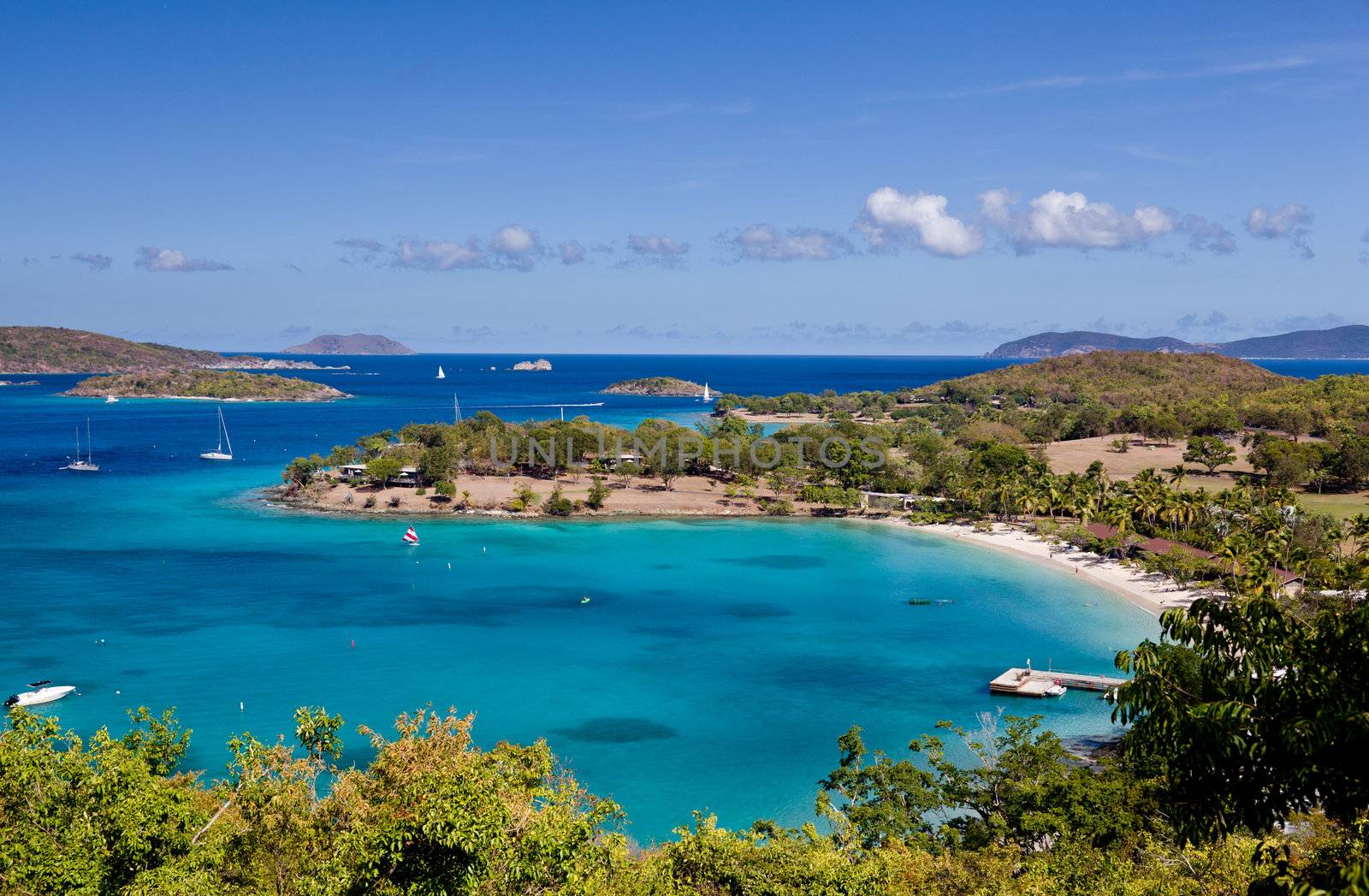 Caneel Bay on St John by steheap