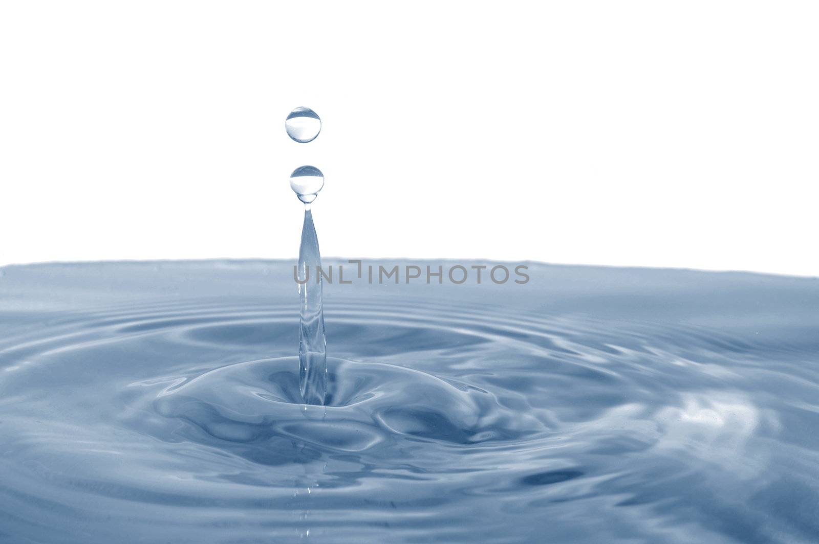 splashing water drop showing a health concept