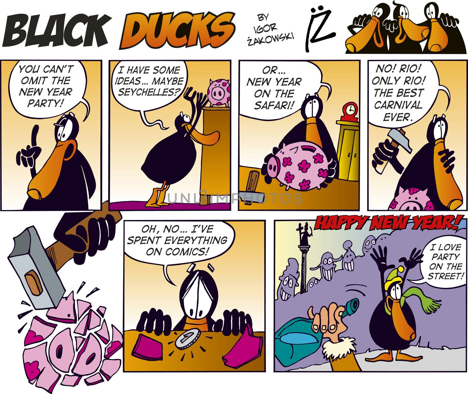 Black Ducks Comic Strip episode 34