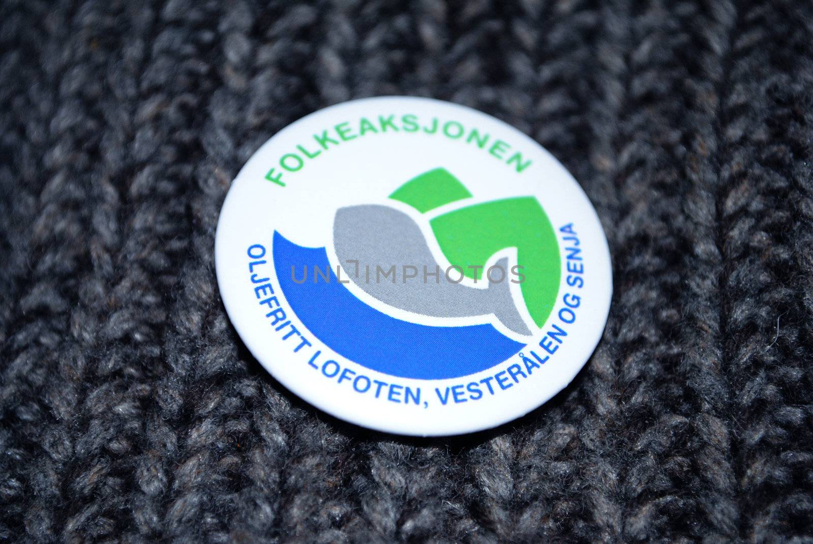 A button with the logo of
