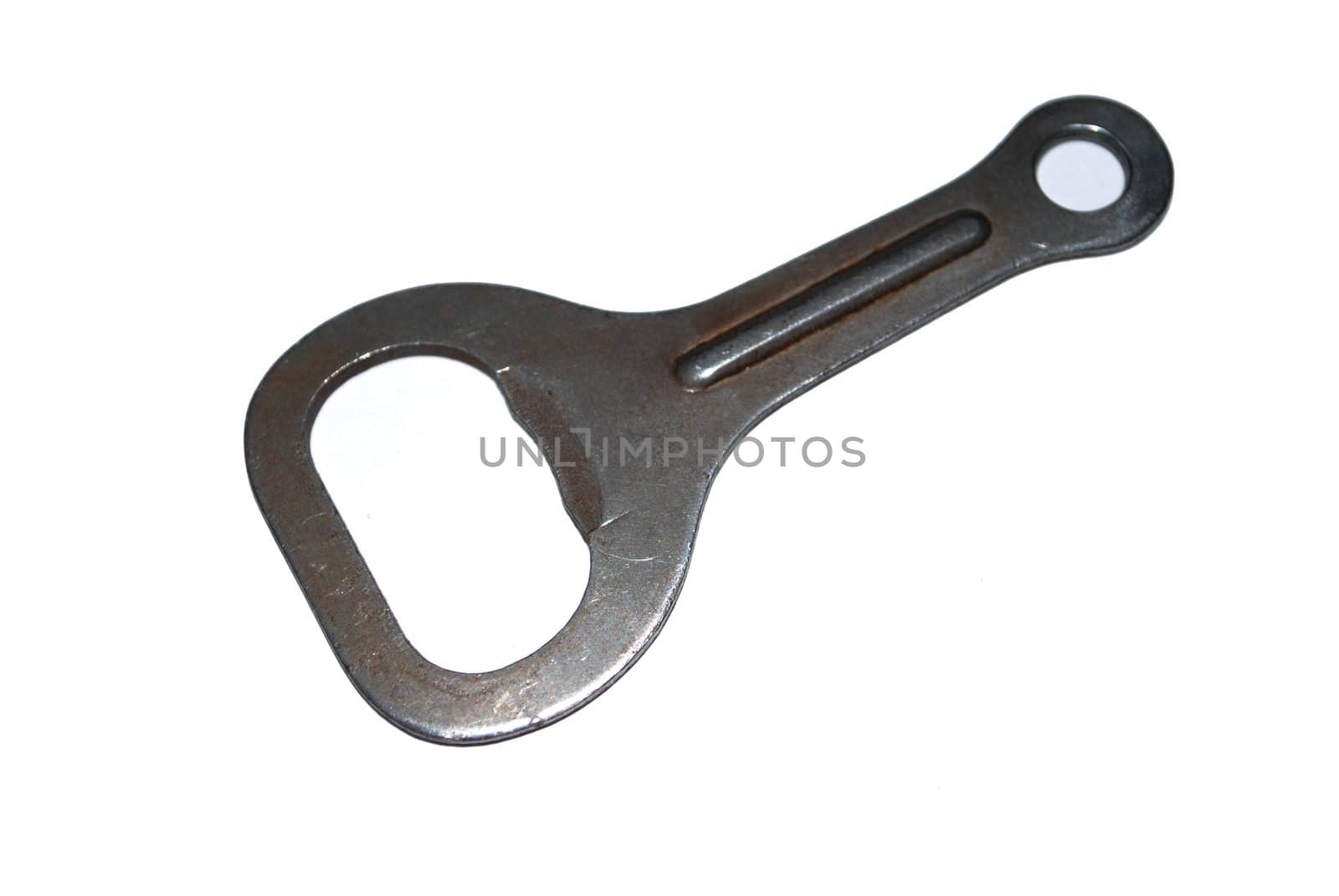 A bottle opener on white background.