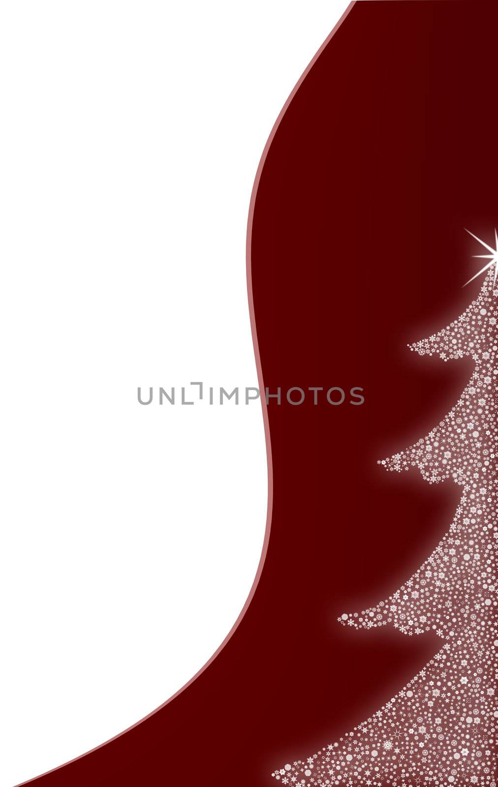 Christmas abstract fur-tree by galdzer