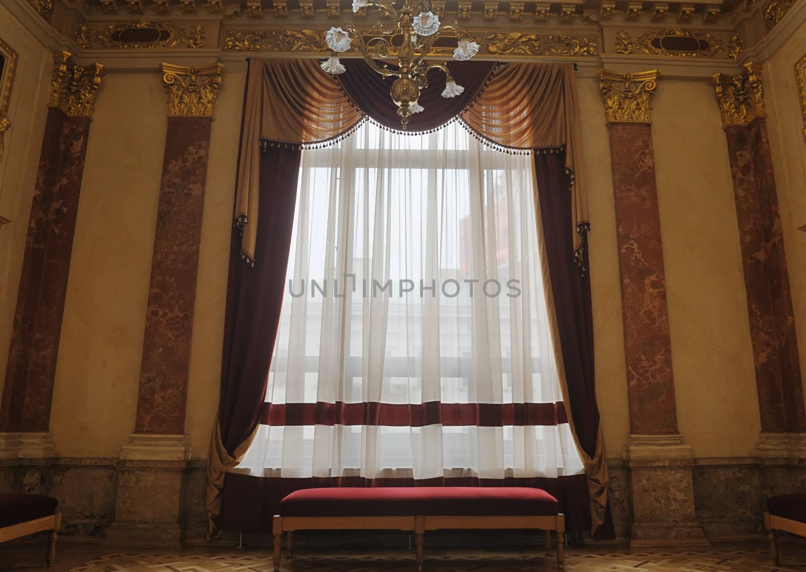 Foyer of opera theatre of city of Lvov by galdzer