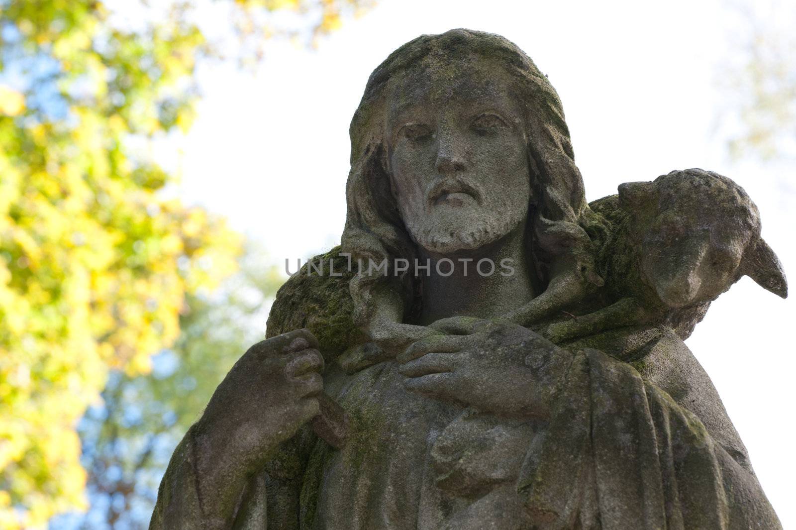 Monument to Jesus. Since its creation in 1787 Lychakiv Cemetery Lvov, Ukraine