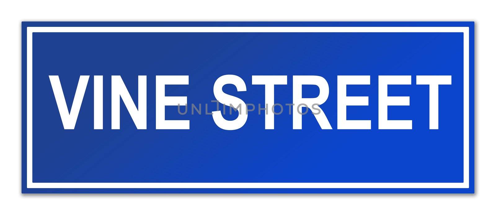 Vine Street street sign by speedfighter