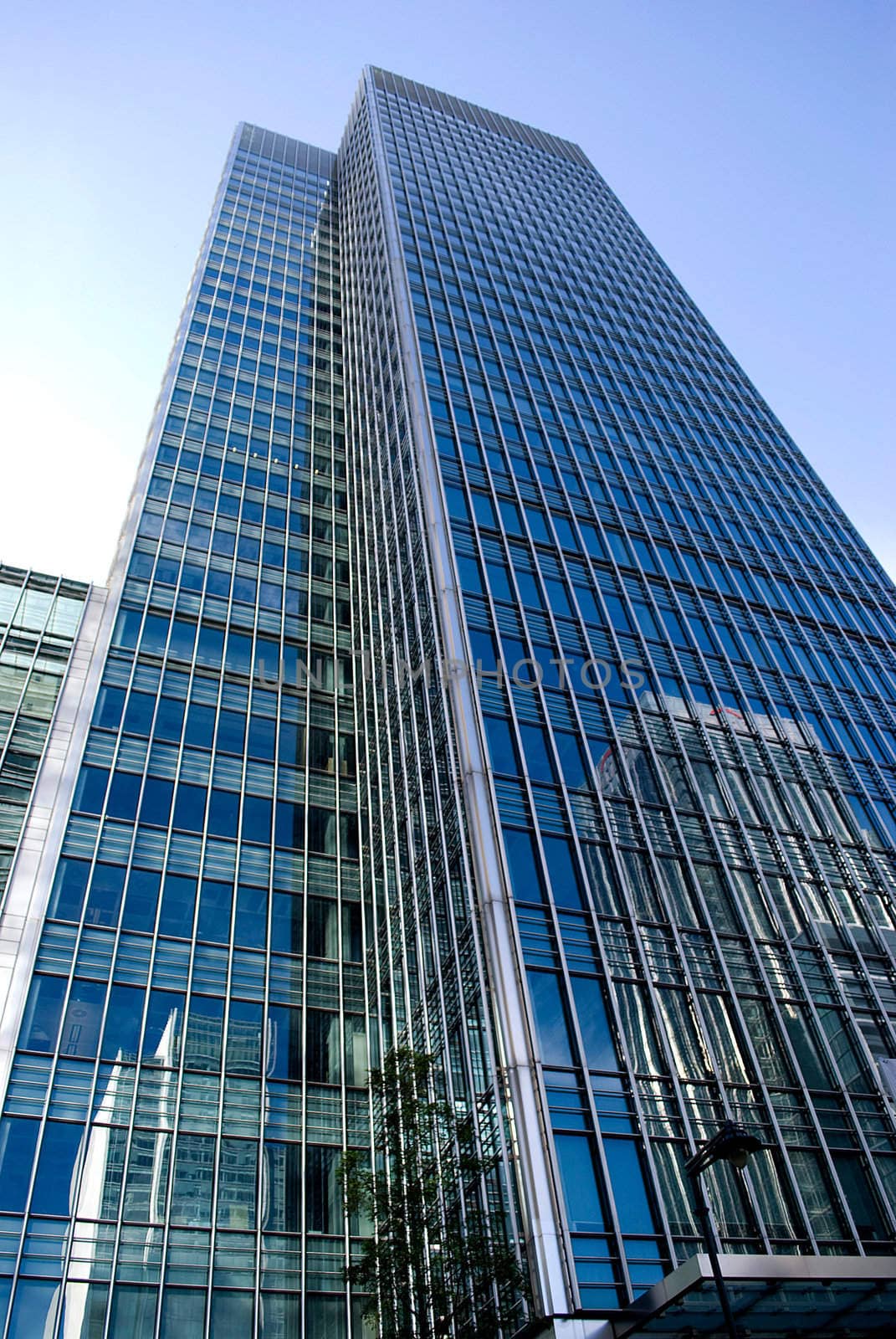 Canary Wharf famous skyscrapers of London's financial district