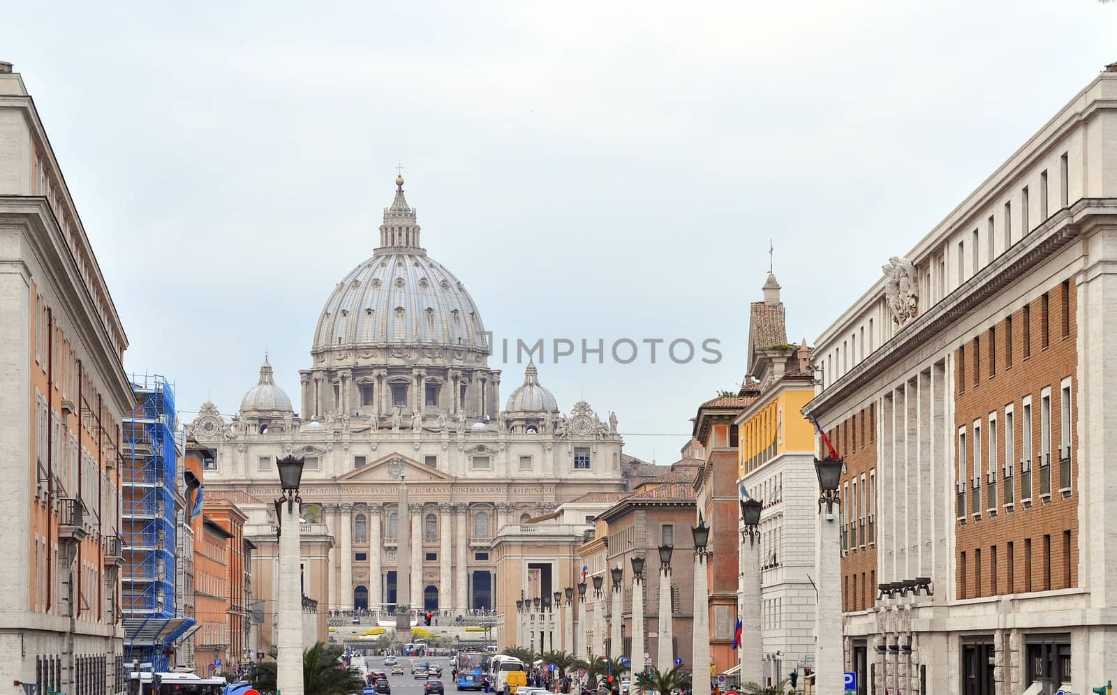 Basilica church of Saint Peter (San Pietro), Rome, Italy