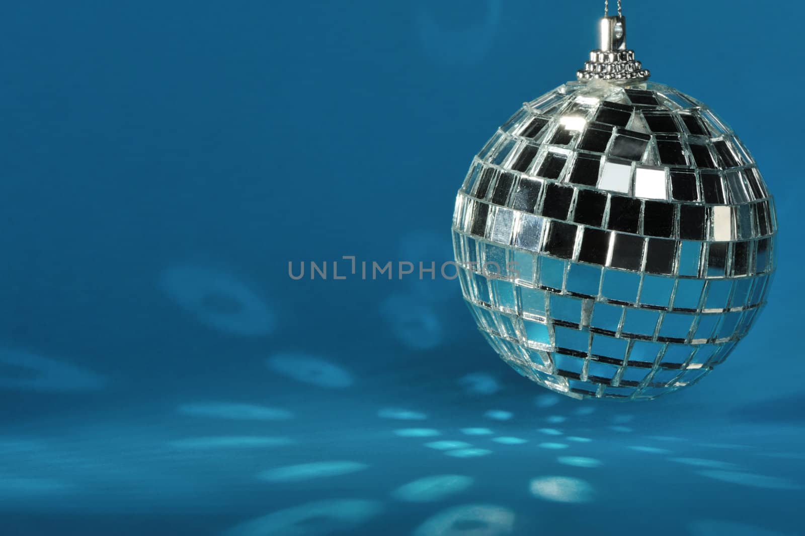 Mirror sphere. Sphere with a reflecting material