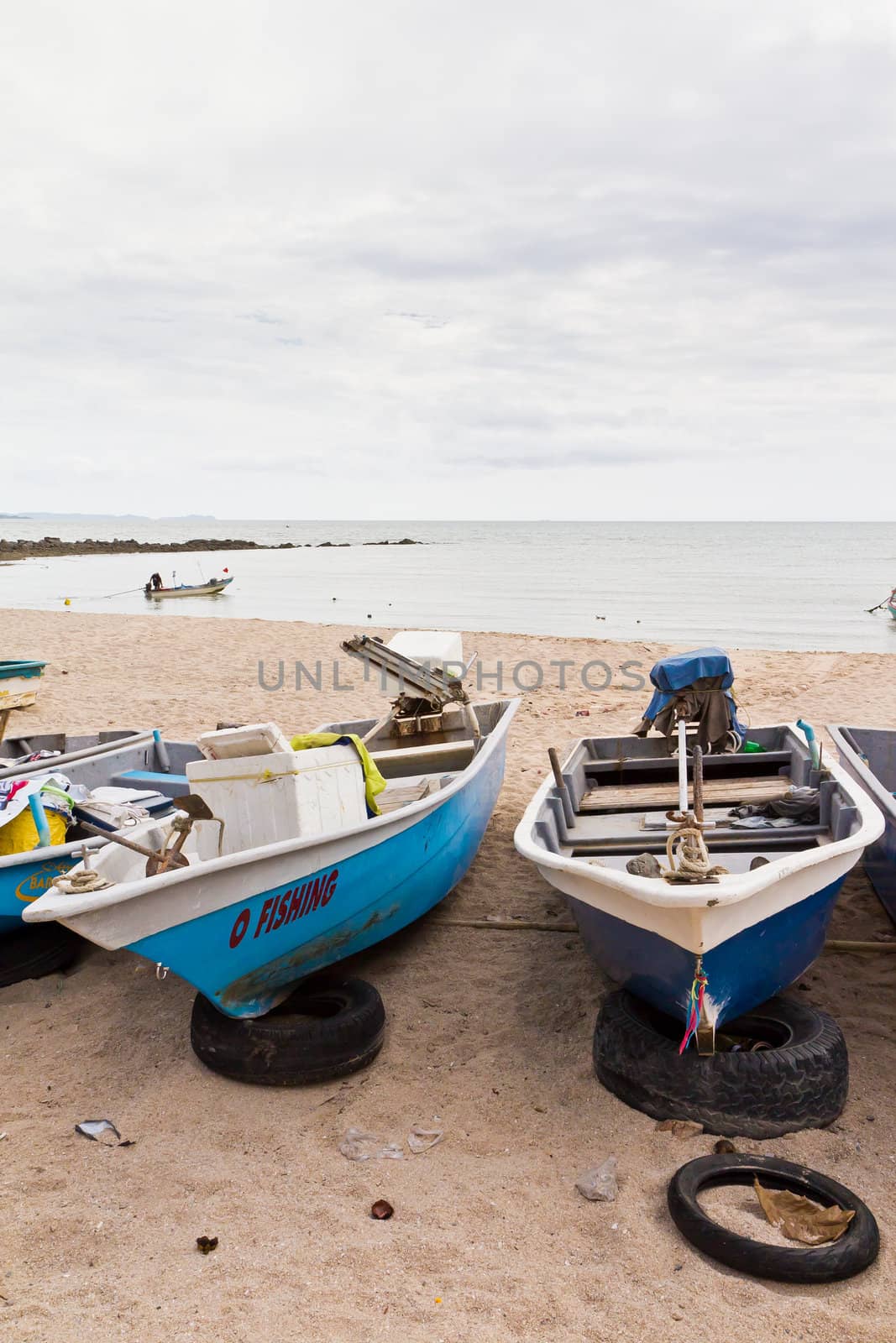 Small fishing boats. by Na8011seeiN