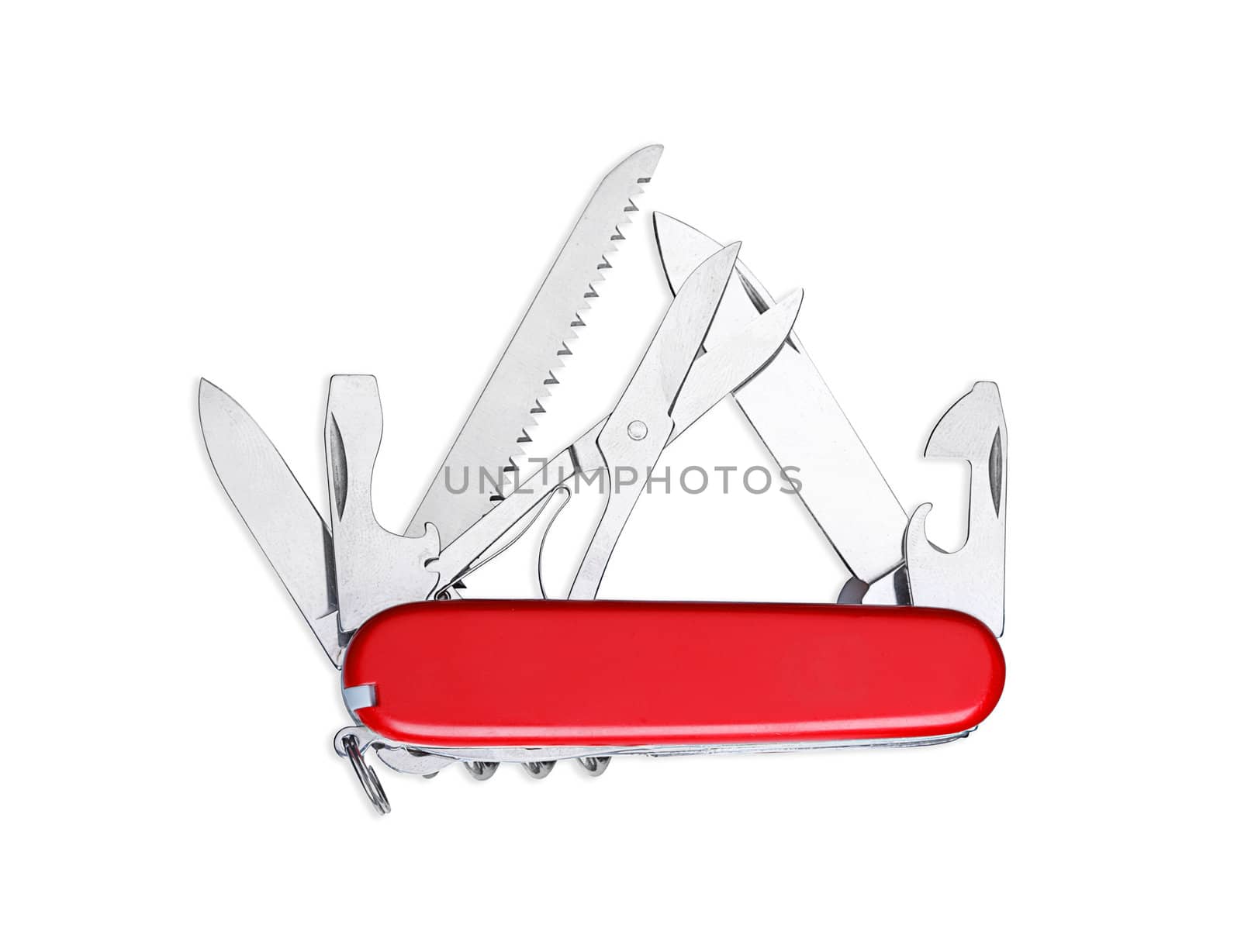 Swiss army knife isolated by dimol