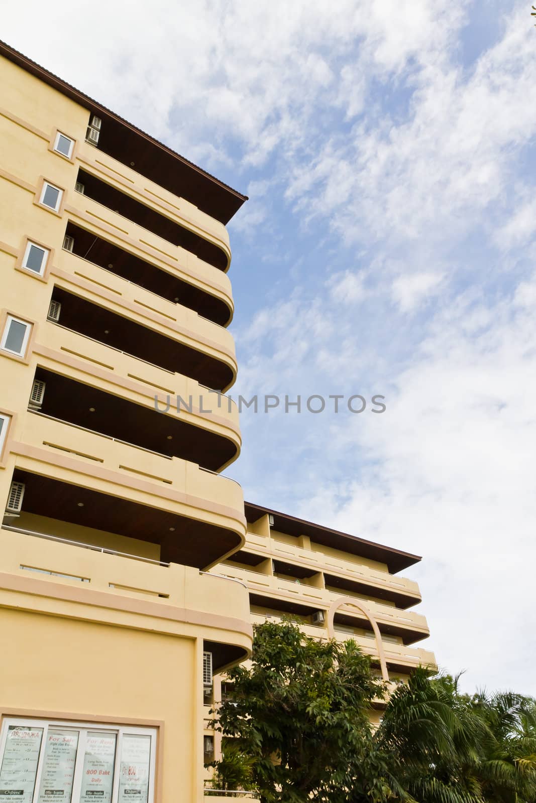 Modern hotel, apartment beside the beach. by Na8011seeiN