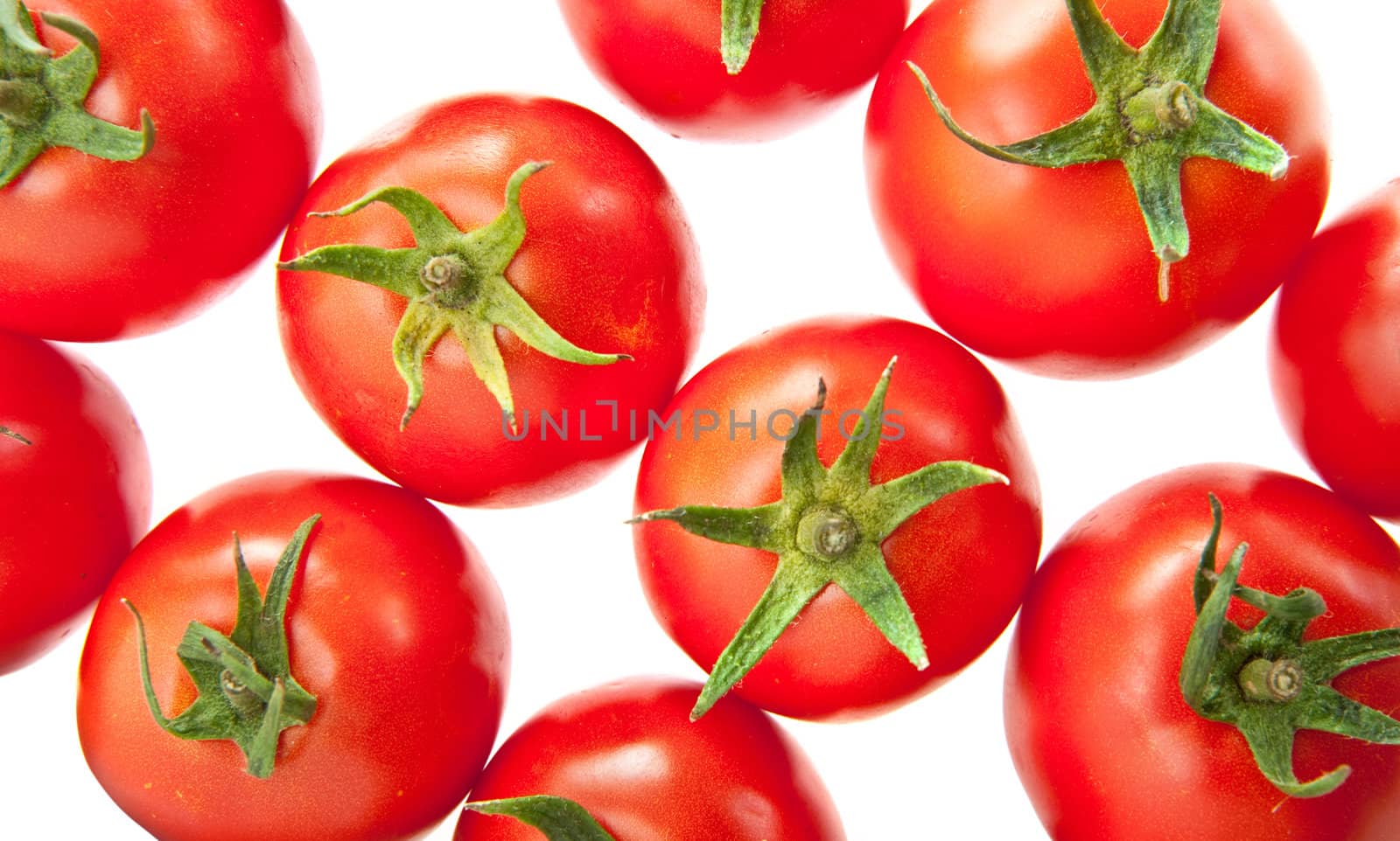tomatoes background. It is isolated on a white background.