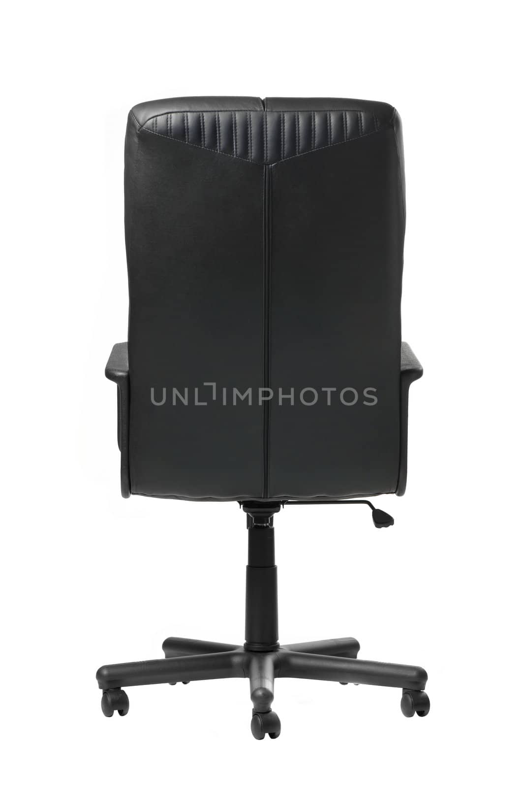 Office armchair. A subject of furniture with a upholstery from a natural leather