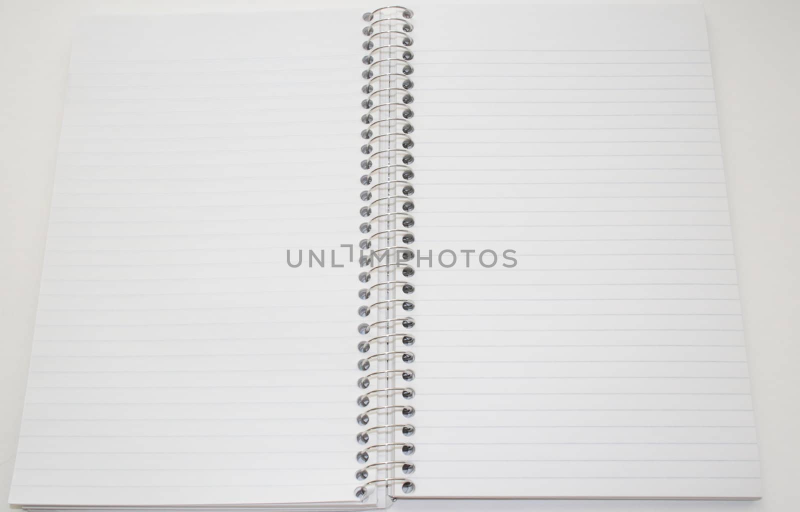 Blank spiral notebook ready for your message by njene