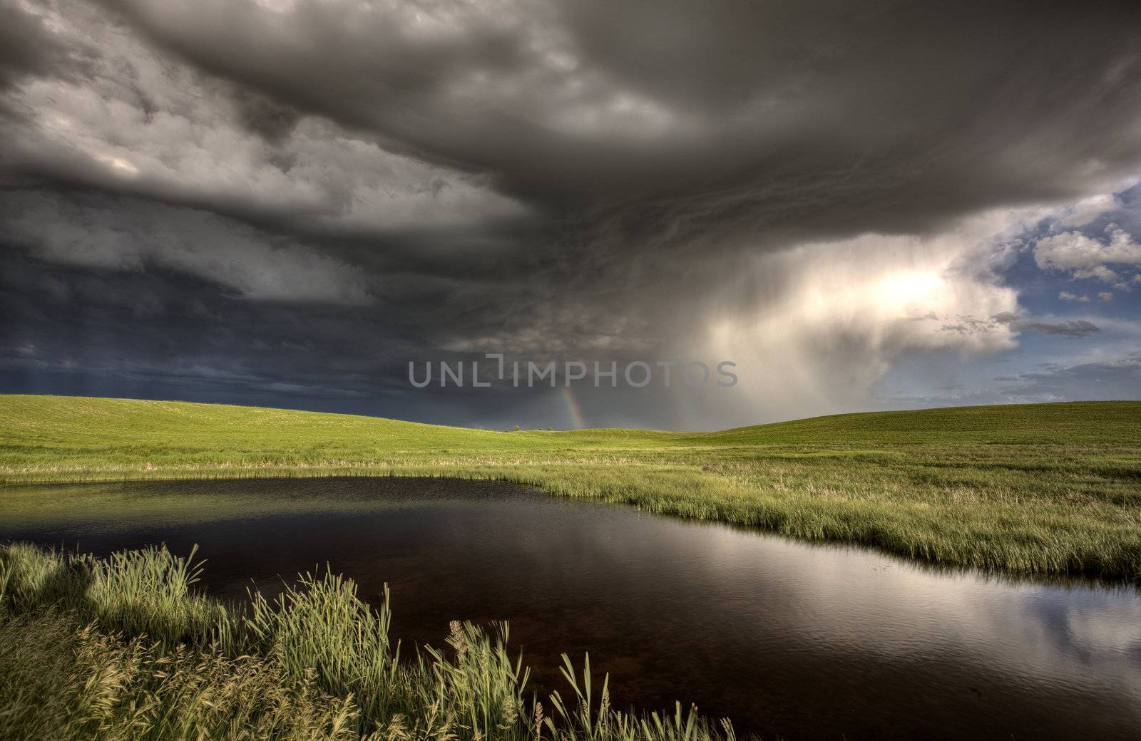 Storm Clouds Prairie Sky Saskatchewan by pictureguy