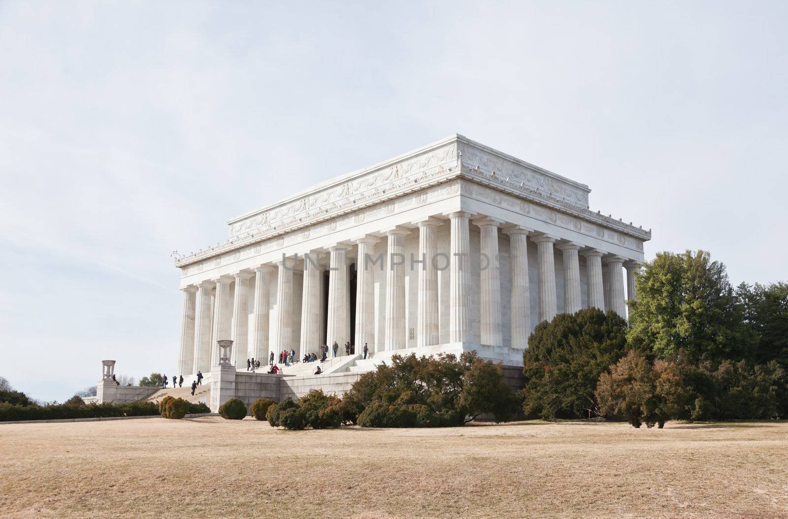 The Lincoln memorial in Washington DC USA
