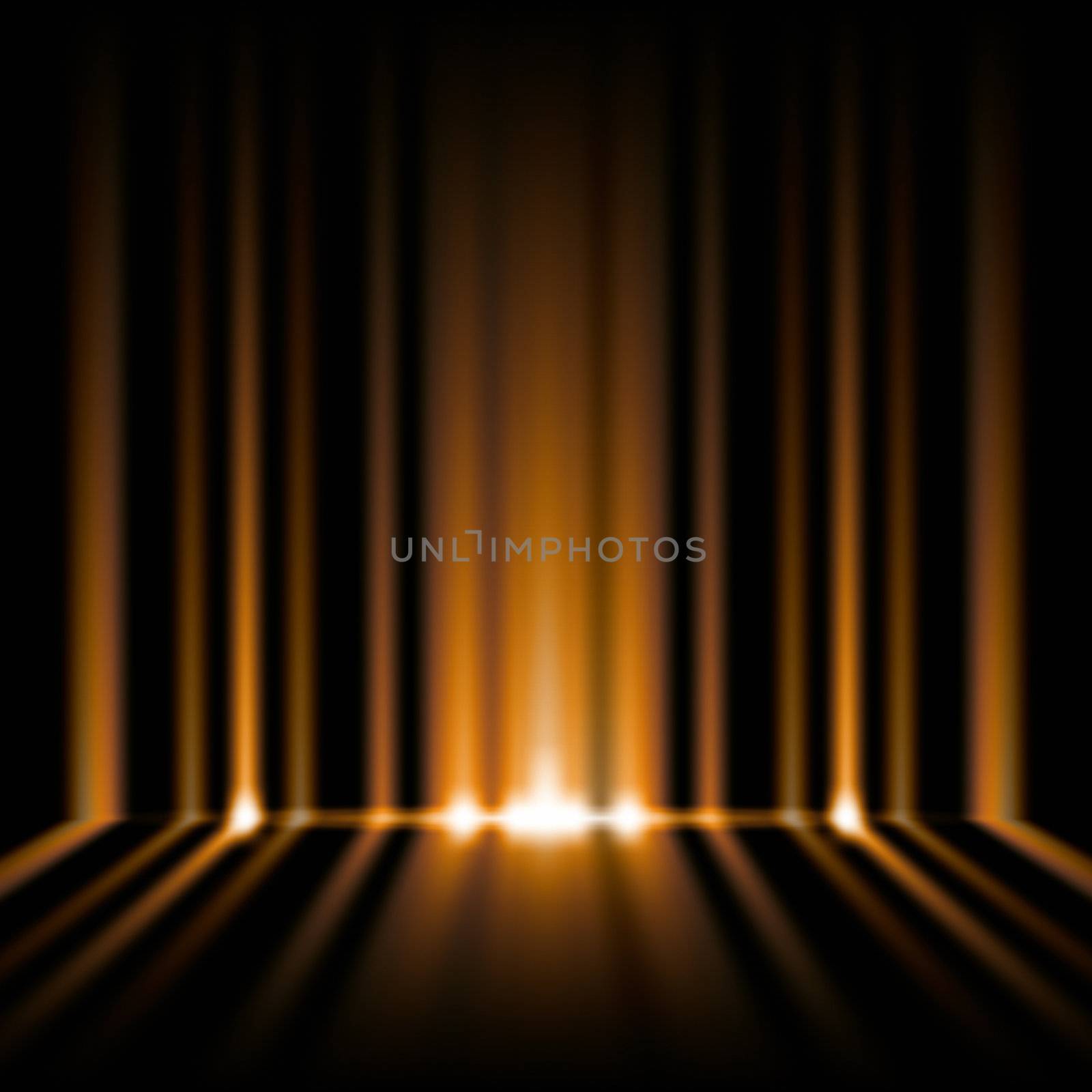 An image of an orange lights background