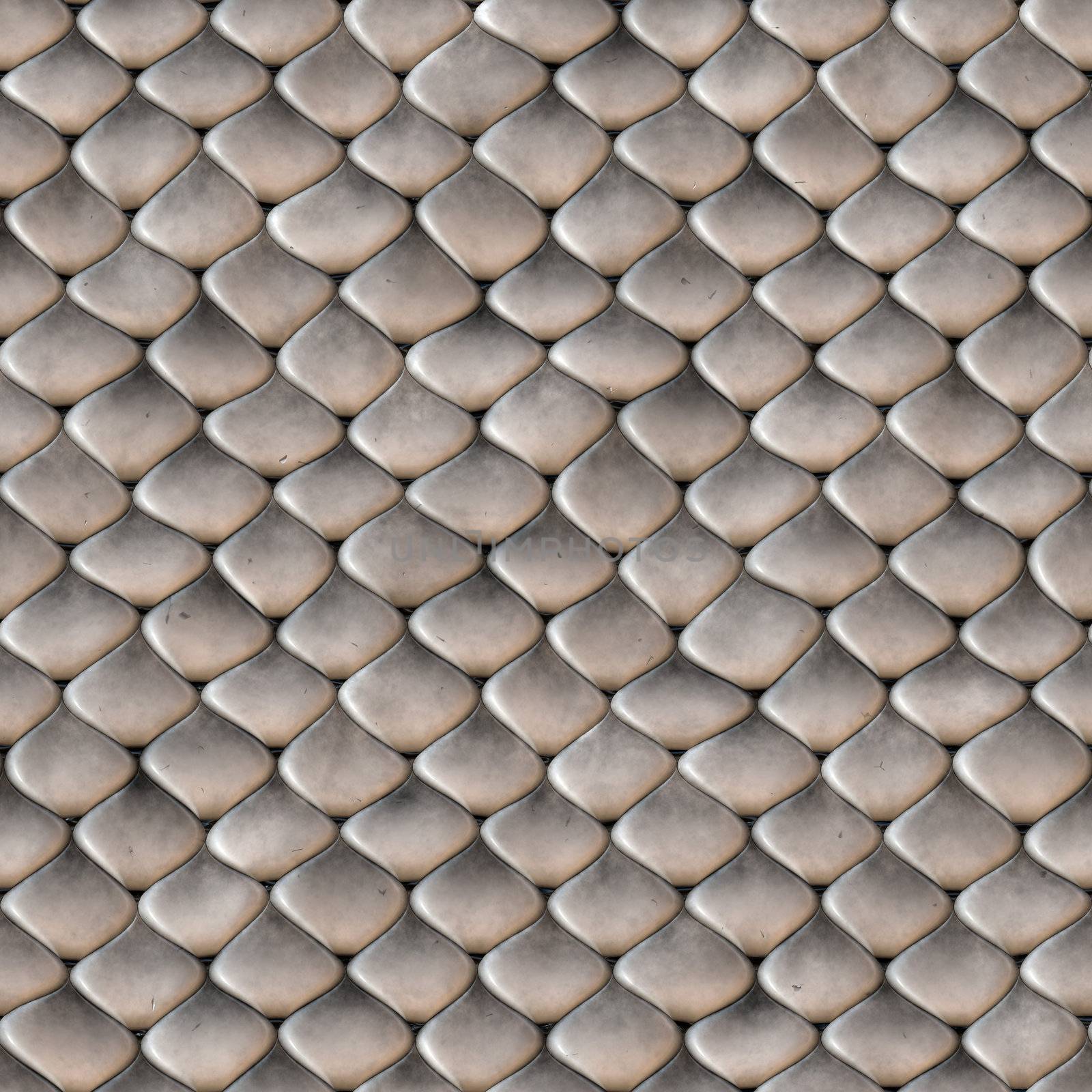 A scaly snake skin texture that tiles seamlessly as a pattern in any direction.