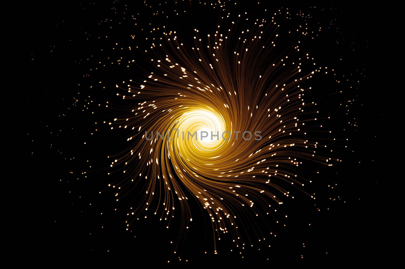 Golden telecommunications swirl by 72soul