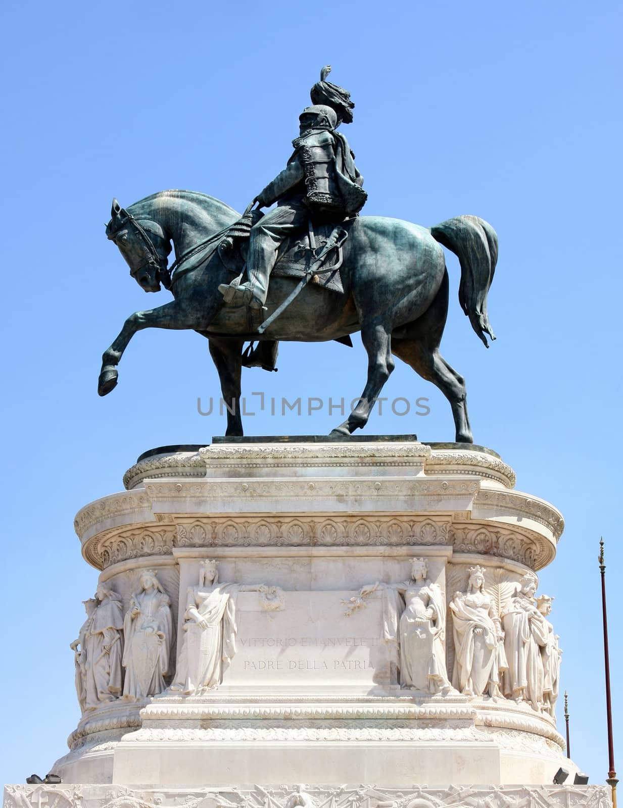 Monument Vittorio Emanuele in Rome, Lazio, Italy