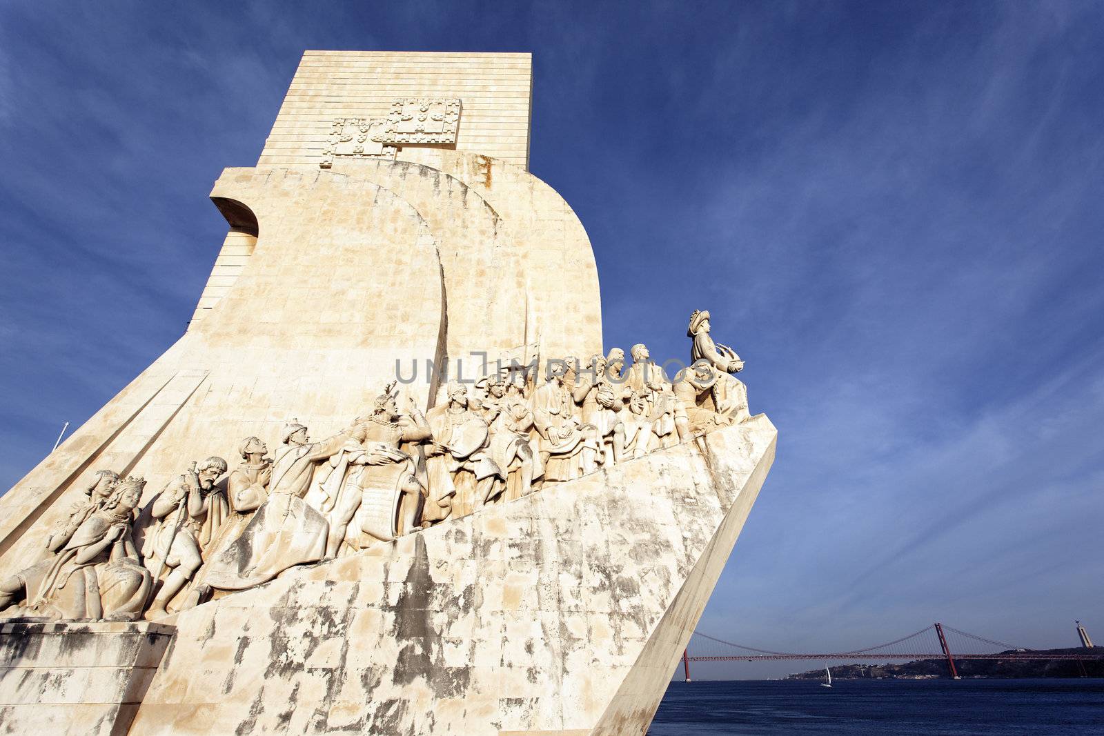The Padrao dos Descobrimentos, monument in Lisbon.