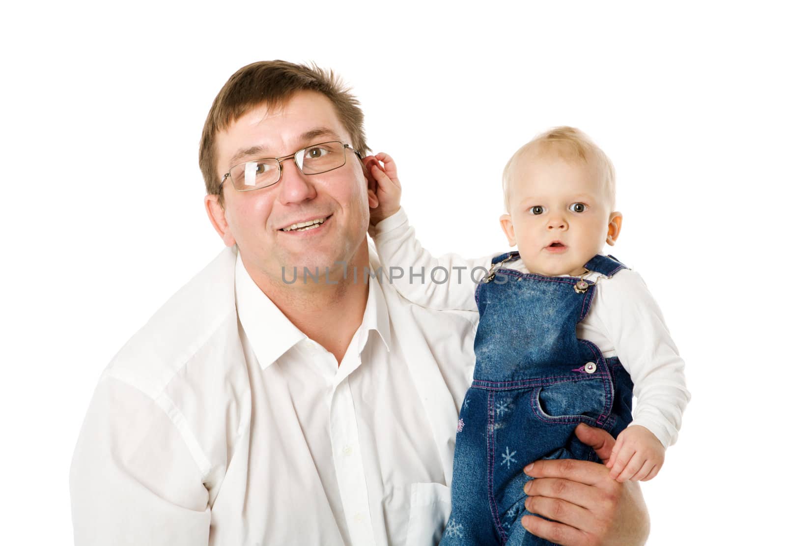 Father with baby girl by olga_sweet