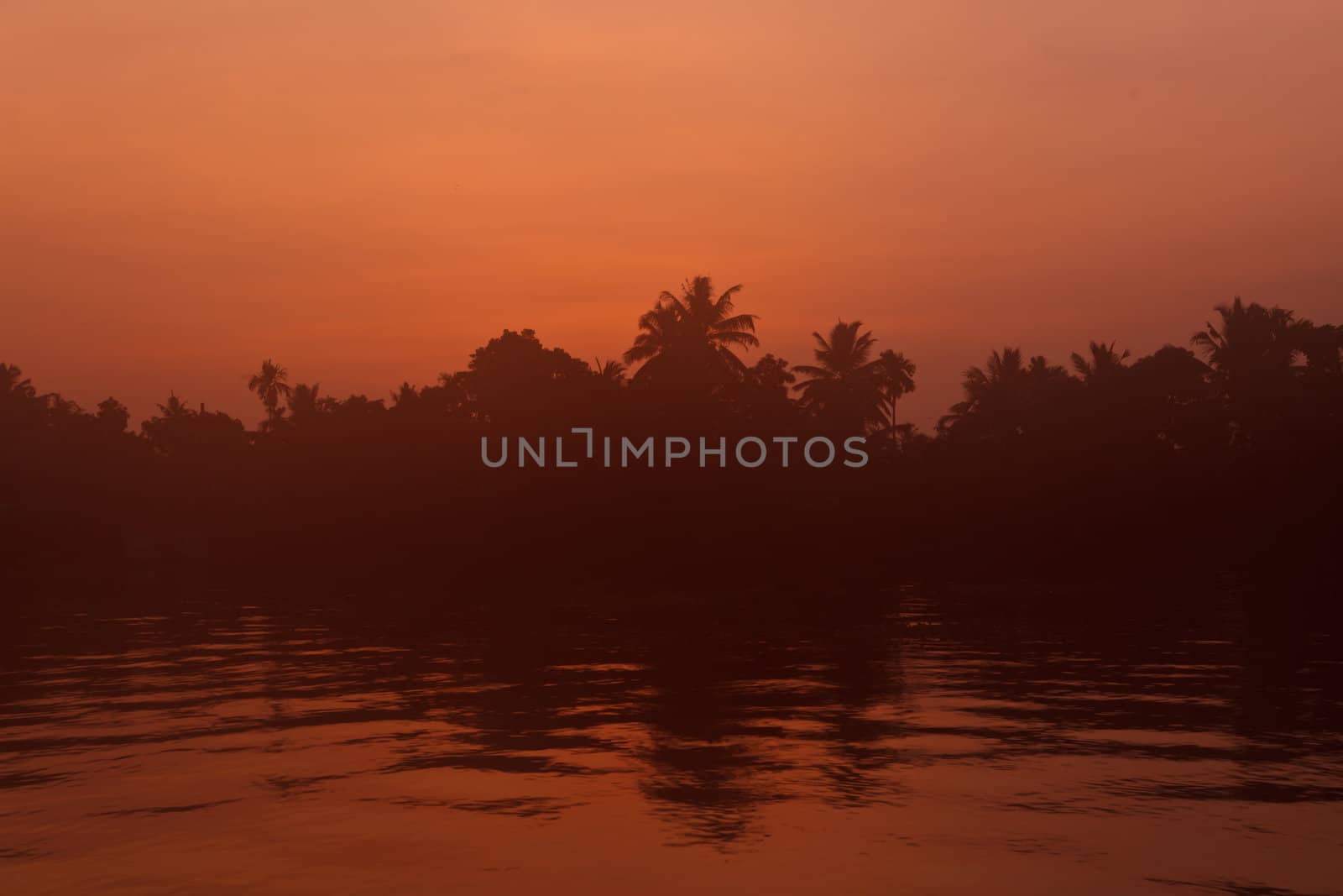 Sunrise on Kerala Backwaters by dimol