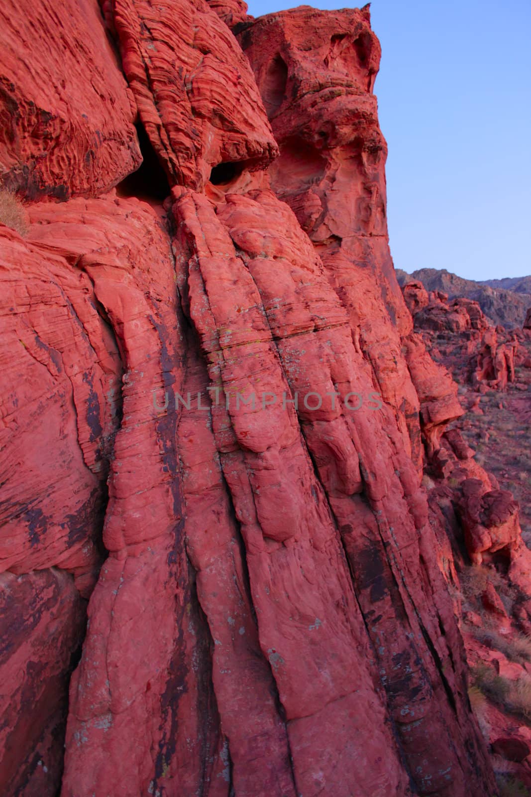 Rock formations at Valley of Fire State Park in Nevada.